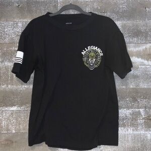 Allegiance Black Short Sleeve Men's Tee